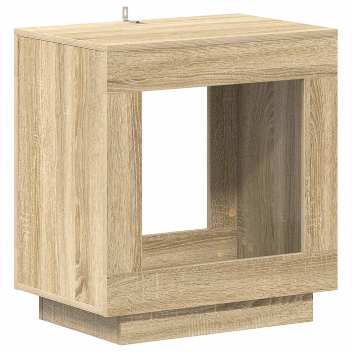 Masă laterală Stejar Sonoma 60 x 40 x 65 cm Lemn prelucrat - WALTI WALTI