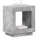 Masă laterală Gri Beton 60 x 40 x 65 cm Lemn prelucrat - WALTI WALTI