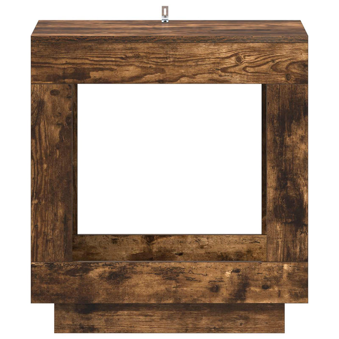 Masă laterală Stejar fumuriu 60 x 40 x 65 cm Lemn prelucrat - WALTI WALTI