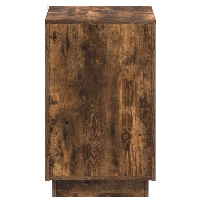 Masă laterală Stejar fumuriu 60 x 40 x 65 cm Lemn prelucrat - WALTI WALTI