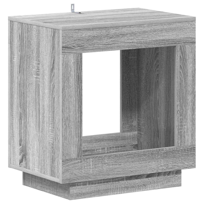 Masă laterală Sonoma gri 60 x 40 x 65 cm Lemn prelucrat - WALTI WALTI