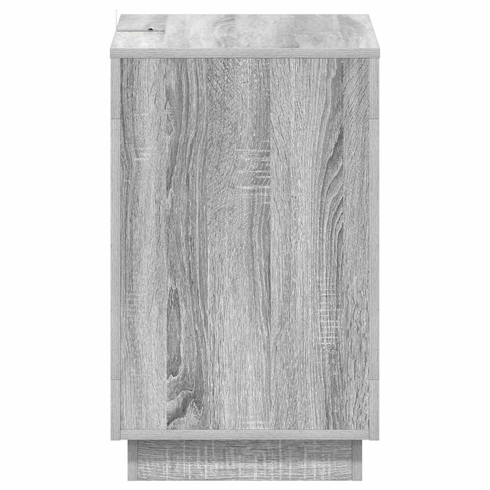 Masă laterală Sonoma gri 60 x 40 x 65 cm Lemn prelucrat - WALTI WALTI