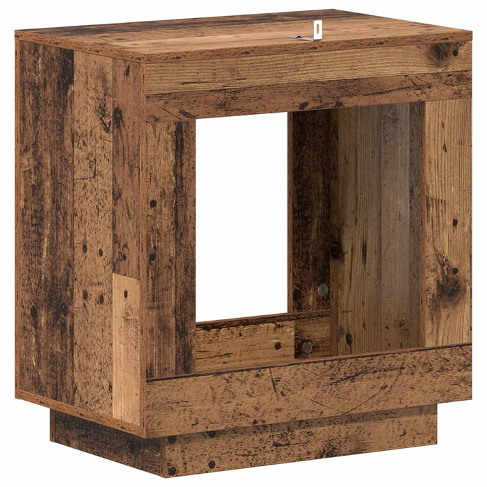 Masă laterală Lemn vechi 60 x 40 x 65 cm Lemn prelucrat - WALTI WALTI