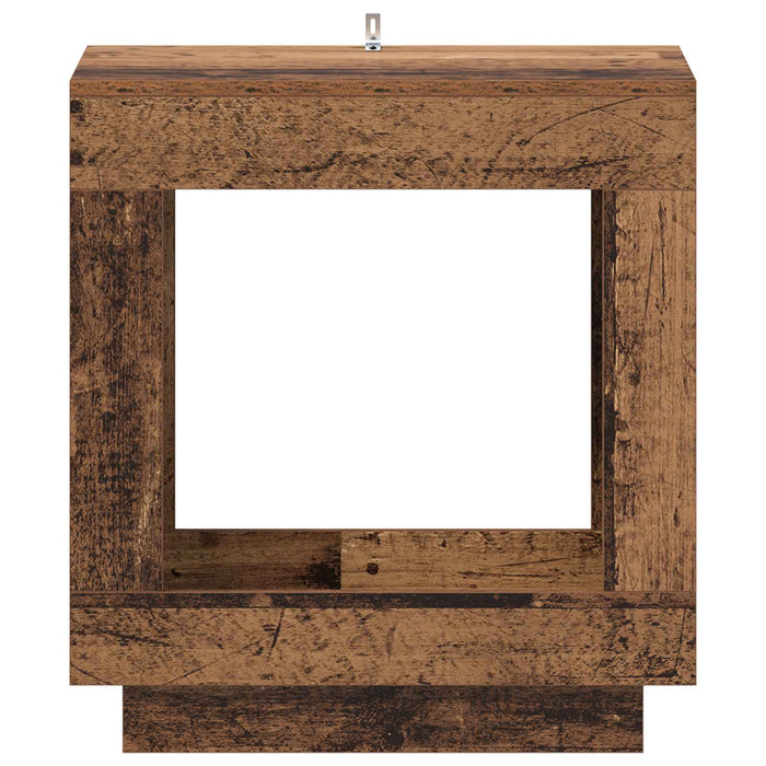 Masă laterală Lemn vechi 60 x 40 x 65 cm Lemn prelucrat - WALTI WALTI