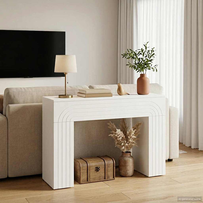 Masă de cafea Alb 102 x 35 x 75 cm Lemn prelucrat - WALTI WALTI