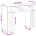 Masă de cafea Gri Beton 102 x 35 x 75 cm Lemn prelucrat - WALTI WALTI