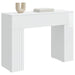 Masă de cafea Alb foarte lucios 102 x 35 x 75 cm Lemn prelucrat - WALTI WALTI