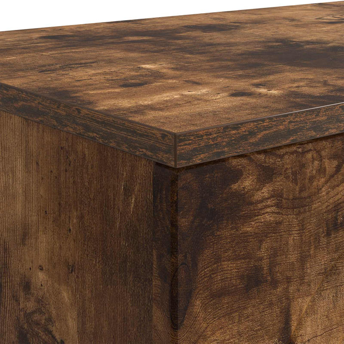 Masă de cafea Stejar fumuriu 102 x 35 x 75 cm Lemn prelucrat - WALTI WALTI