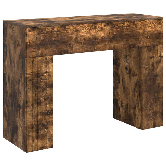 Masă de cafea Stejar fumuriu 102 x 35 x 75 cm Lemn prelucrat - WALTI WALTI