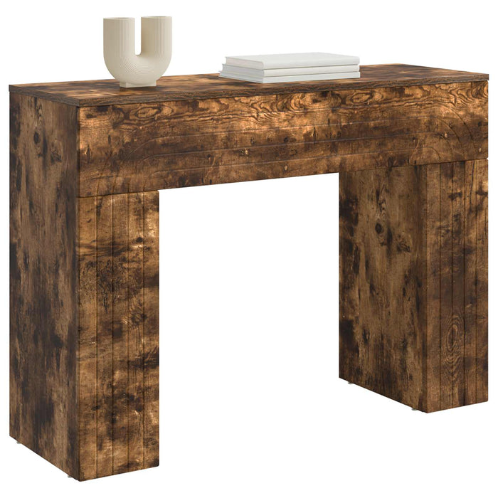 Masă de cafea Stejar fumuriu 102 x 35 x 75 cm Lemn prelucrat - WALTI WALTI