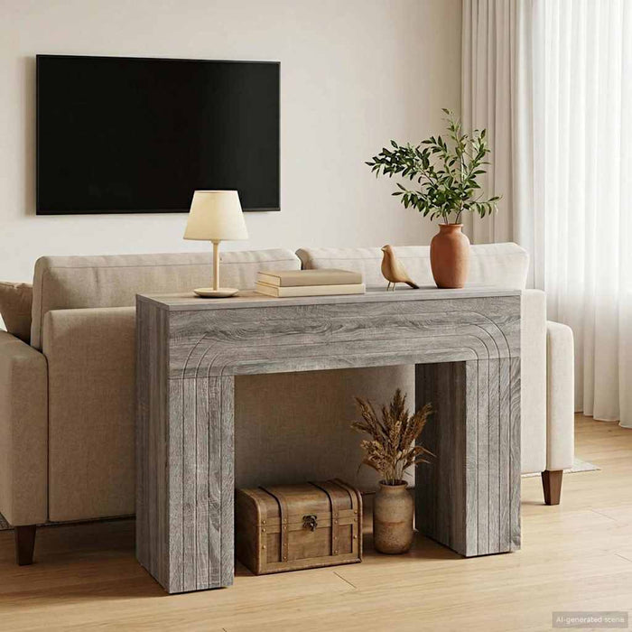 Masă de cafea Sonoma gri 102 x 35 x 75 cm Lemn prelucrat - WALTI WALTI