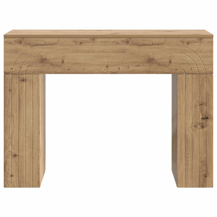 Masă de cafea Stejar Artizanal 102 x 35 x 75 cm Lemn prelucrat - WALTI WALTI
