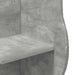 Raft de colț cu raft Gri Beton 34 x 33 x 102 cm Lemn prelucrat - WALTI WALTI