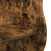 Raft de colț Stejar fumuriu 34 x 33 x 102 cm Lemn prelucrat - WALTI WALTI