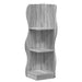 Raft de colț cu raft Sonoma gri 34 x 33 x 102 cm Lemn prelucrat - WALTI WALTI