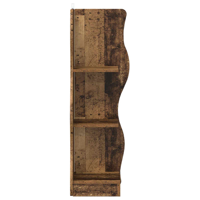 Raft de colț cu raft Lemn vechi 34 x 33 x 102 cm Lemn prelucrat - WALTI WALTI