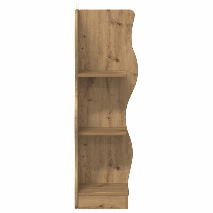 Raft de colț Stejar Artizanal 34 x 33 x 102 cm Lemn prelucrat - WALTI WALTI