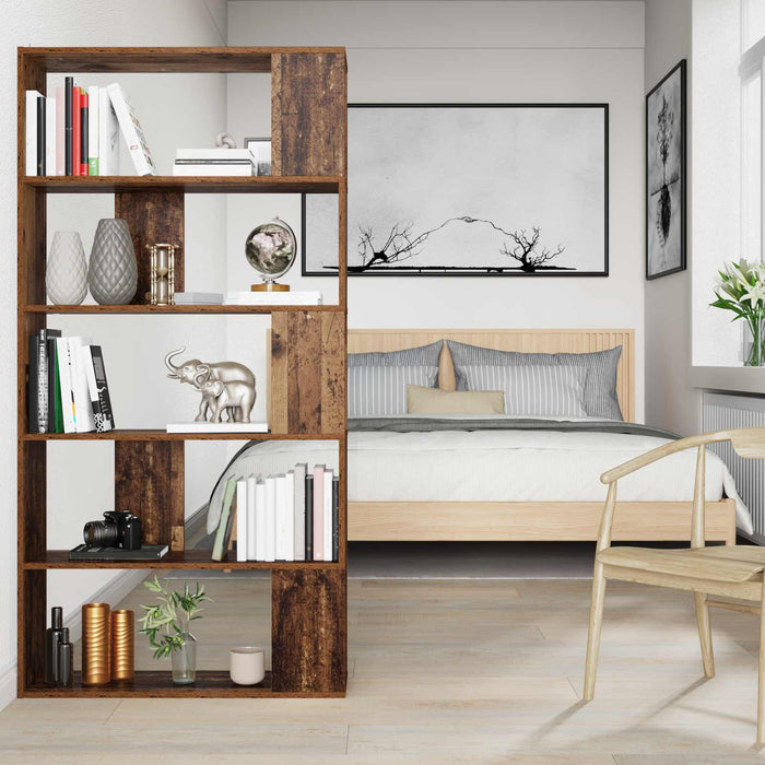 Dulap pentru cărți Lemn vechi 80 x 24 x 159 cm Lemn compozit - WALTI WALTI