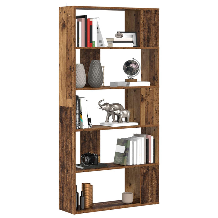Dulap pentru cărți Lemn vechi 80 x 24 x 159 cm Lemn compozit - WALTI WALTI
