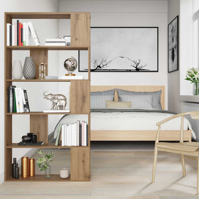Dulap pentru cărți Stejar Artizanal 80 x 24 x 159 cm - WALTI WALTI