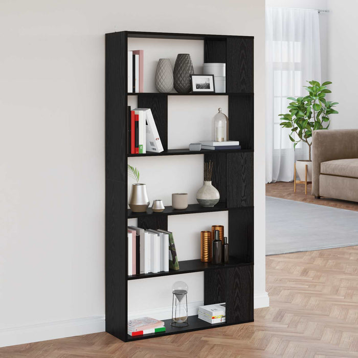 Dulap pentru cărți Stejar Negru 80 x 24 x 159 cm Lemn compozit - WALTI WALTI