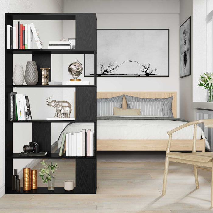 Dulap pentru cărți Stejar Negru 80 x 24 x 159 cm Lemn compozit - WALTI WALTI