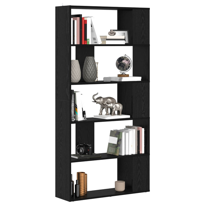 Dulap pentru cărți Stejar Negru 80 x 24 x 159 cm Lemn compozit - WALTI WALTI
