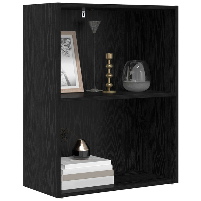 Raft pentru cărți Stejar Negru 60 x 30 x 76.5 cm Lemn compozit - WALTI WALTI