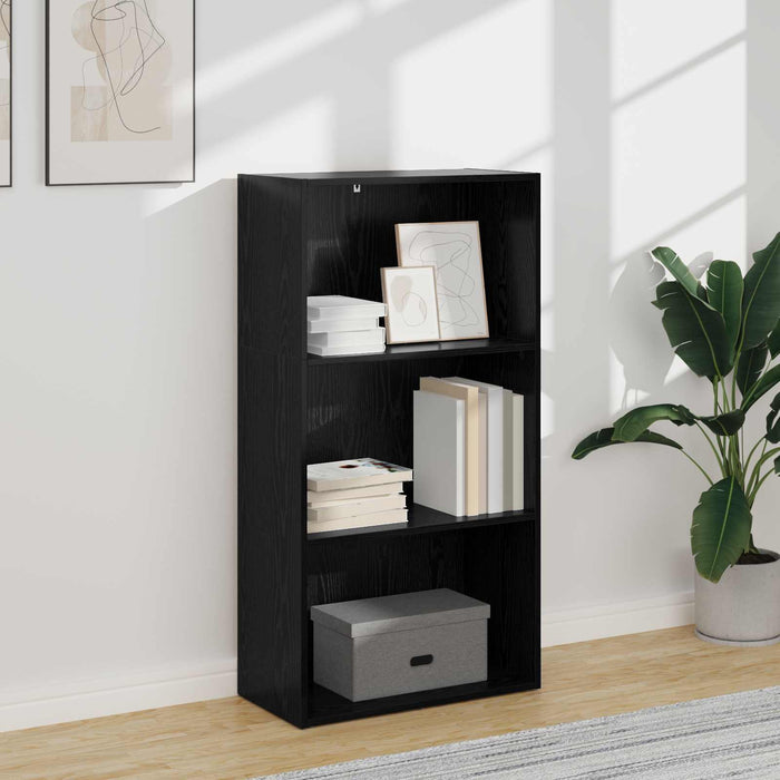 Raft pentru cărți Stejar Negru 60 x 30 x 76.5 cm Lemn compozit - WALTI WALTI