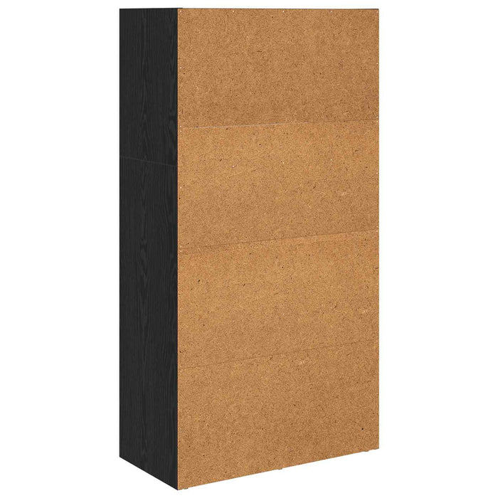 Raft pentru cărți Stejar Negru 60 x 30 x 76.5 cm Lemn compozit - WALTI WALTI
