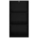 Raft pentru cărți Stejar Negru 60 x 30 x 76.5 cm Lemn compozit - WALTI WALTI