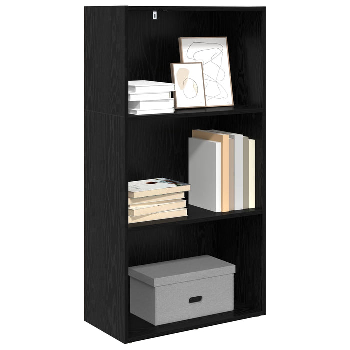 Raft pentru cărți Stejar Negru 60 x 30 x 76.5 cm Lemn compozit - WALTI WALTI