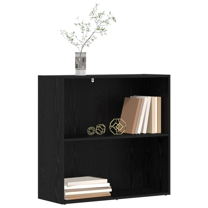 Raft pentru cărți Stejar Negru 60 x 30 x 76.5 cm Lemn compozit - WALTI WALTI