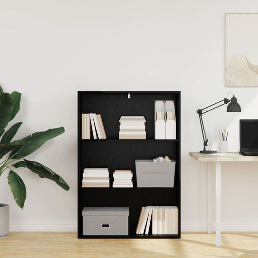 Raft pentru cărți Stejar Negru 60 x 30 x 76.5 cm Lemn compozit - WALTI WALTI
