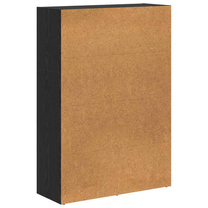 Raft pentru cărți Stejar Negru 60 x 30 x 76.5 cm Lemn compozit - WALTI WALTI