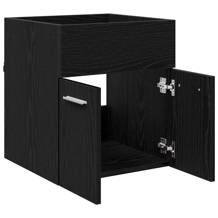 Dulap de chiuvetă Stejar Negru 41 x 38,5 x 46 cm Lemn compozit - WALTI WALTI
