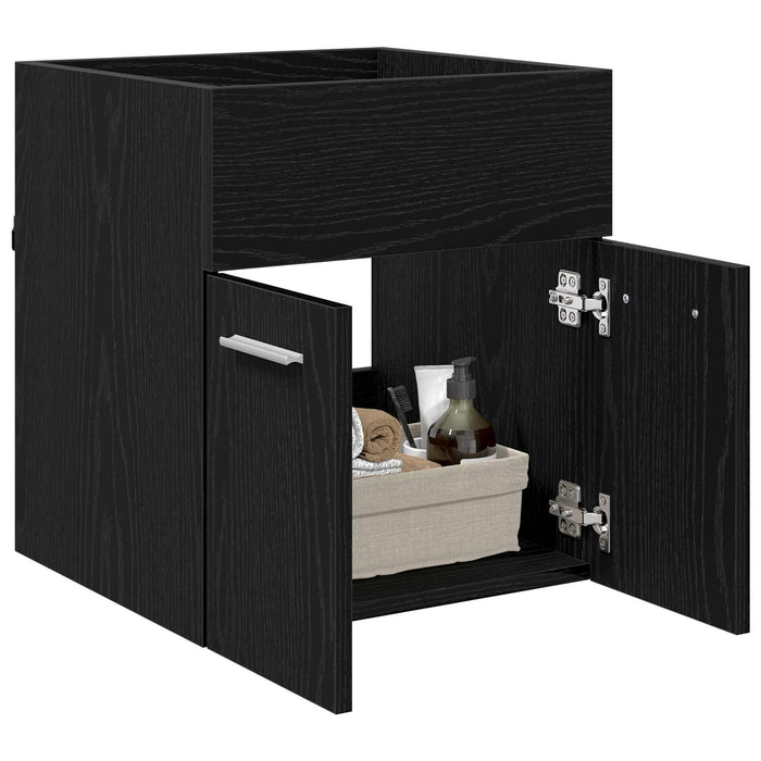 Dulap de chiuvetă Stejar Negru 41 x 38,5 x 46 cm Lemn compozit - WALTI WALTI