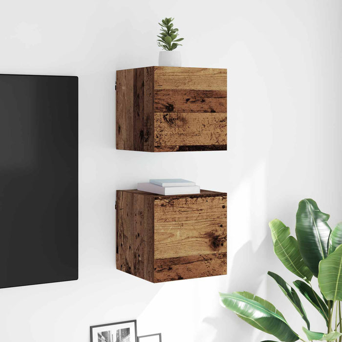 Cabinet TV Lemn vechi 30,5 x 30 x 30 cm Lemn compozit - WALTI WALTI