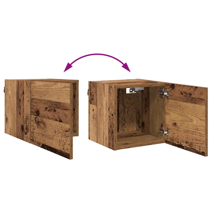 Cabinet TV Lemn vechi 30,5 x 30 x 30 cm Lemn compozit - WALTI WALTI