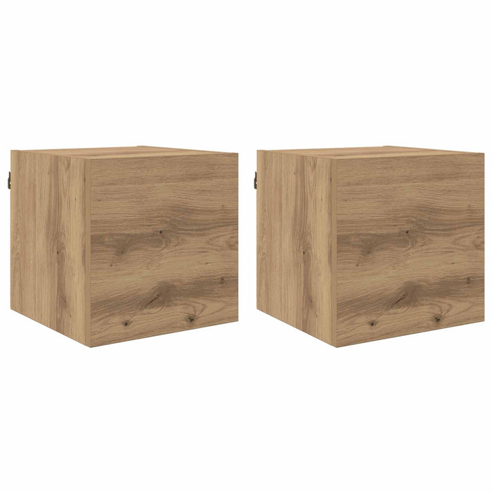 Cabinet TV Stejar Artizanal 30,5 x 30 x 30 cm Lemn compozit - WALTI WALTI