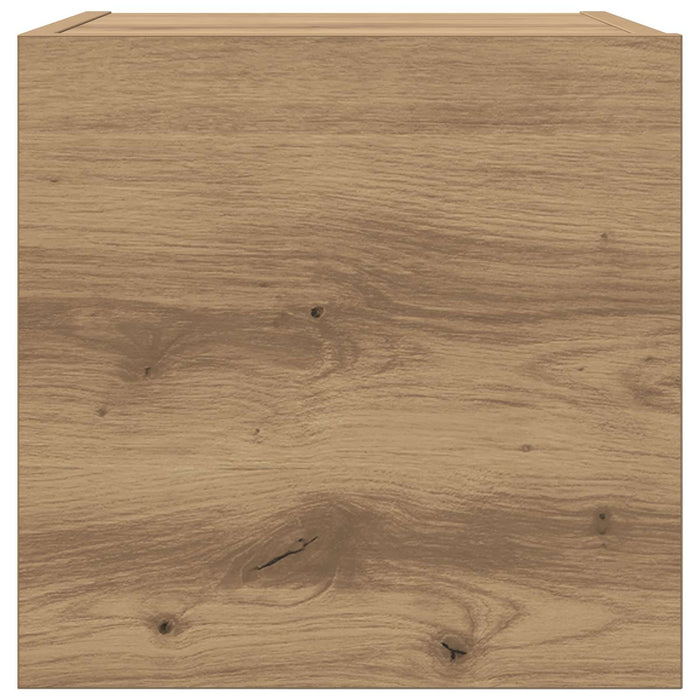 Cabinet TV Stejar Artizanal 30,5 x 30 x 30 cm Lemn compozit - WALTI WALTI