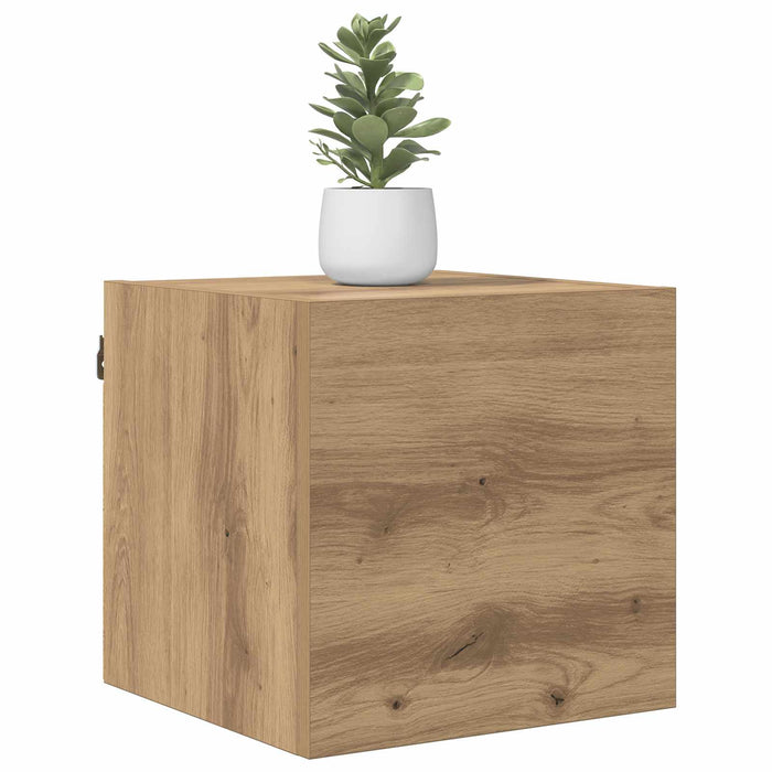 Cabinet TV Stejar Artizanal 30,5 x 30 x 30 cm Lemn compozit - WALTI WALTI