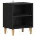 Dulap de pat Stejar Negru 40 x 30 x 50 cm Lemn compozit - WALTI WALTI