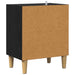 Dulap de pat Stejar Negru 40 x 30 x 50 cm Lemn compozit - WALTI WALTI
