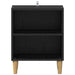 Dulap de pat Stejar Negru 40 x 30 x 50 cm Lemn compozit - WALTI WALTI
