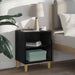 Dulap de pat 2 pcs Stejar Negru 40 x 30 x 50 cm Lemn compozit - WALTI WALTI