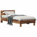 Cadru de pat cu headboard Lemn vechi 75 x 190 cm Lemn compozit - WALTI WALTI