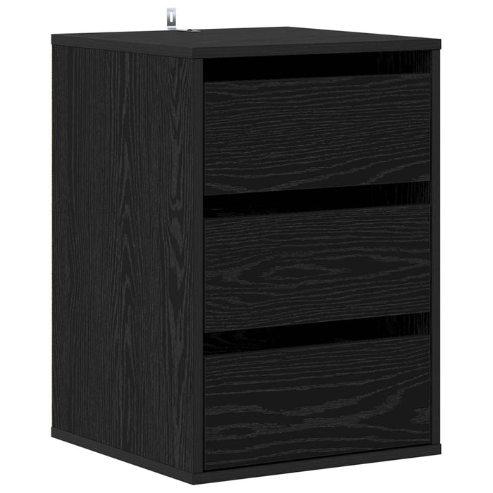 Dulap cu sertare Stejar Negru 41 x 40 x 58 cm Lemn compozit - WALTI WALTI