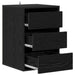 Dulap cu sertare Stejar Negru 41 x 40 x 58 cm Lemn compozit - WALTI WALTI