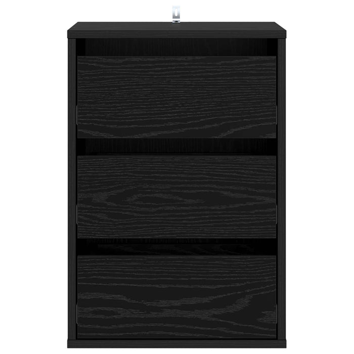 Dulap cu sertare Stejar Negru 41 x 40 x 58 cm Lemn compozit - WALTI WALTI